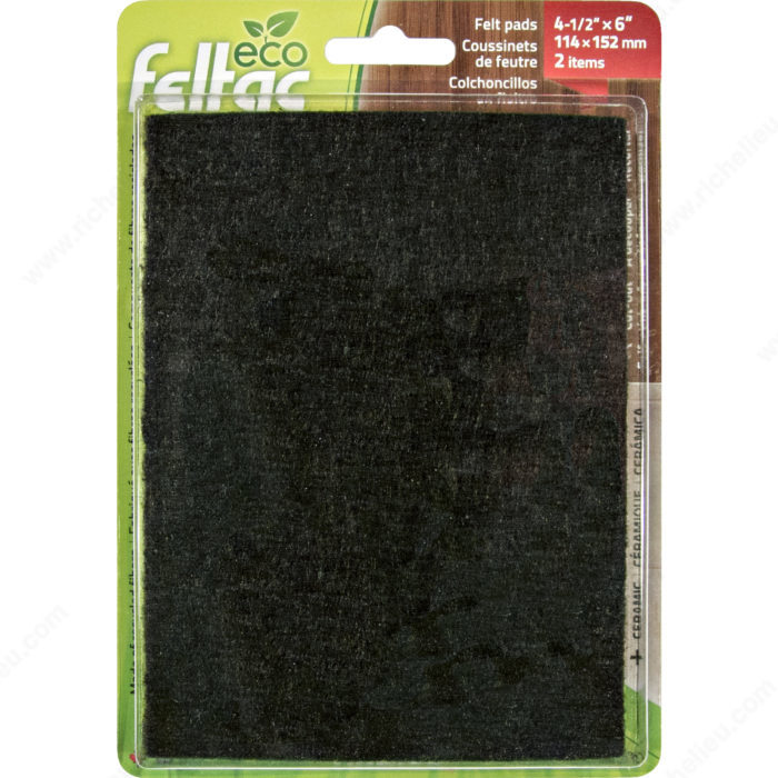 ECO FELTAC® - Black Cut-out Sheet Felt Pads - Madico