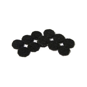 ECO FELTAC® - Black Round Felt Pads