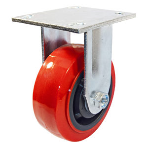 Mold-On Polyurethane Industrial Casters with Plate