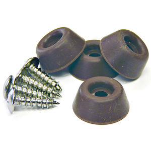 Screw-On Rubber Bumpers